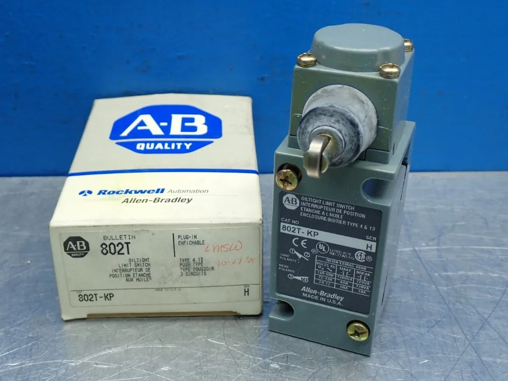 Allen Bradley Oiltight Limit Switch - 802t-kp