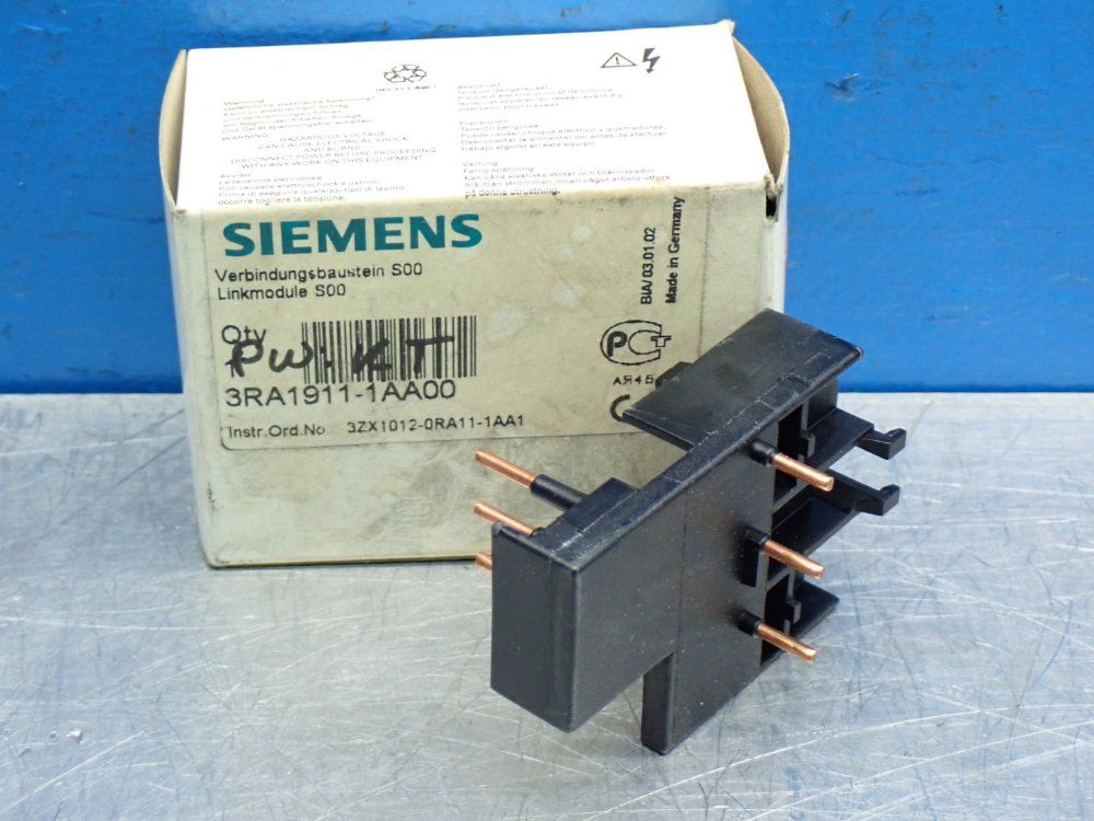 Siemens 3rv-series Link Module - 3ra1911-1aa00