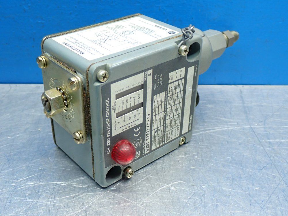 Allen Bradley 6-75psi Pressure Control Switch - 836t-t252j