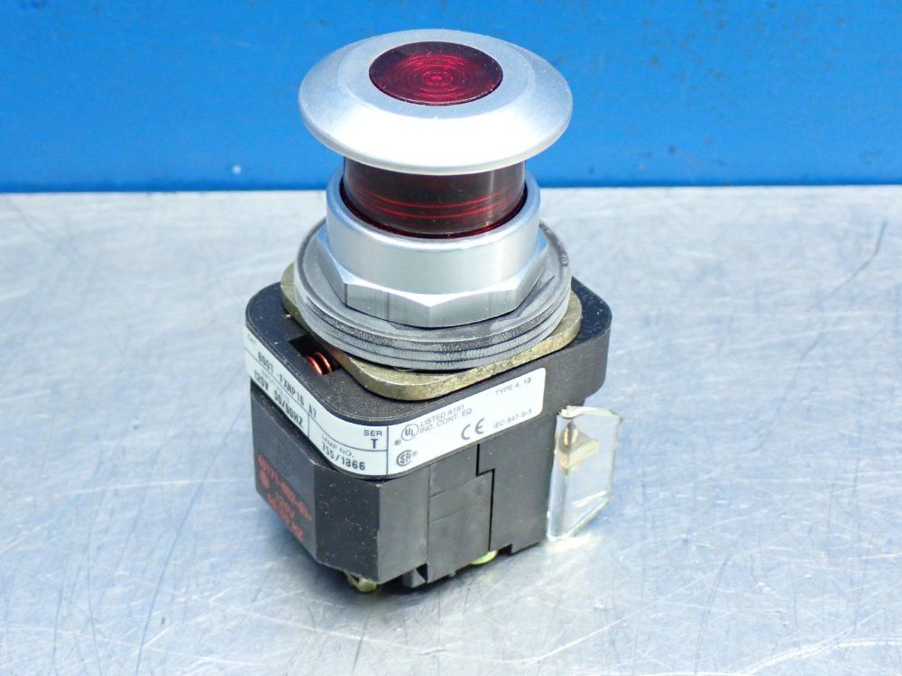 Allen Bradley 3-position Push-pull Push Button - 800t-fxnp16ra7