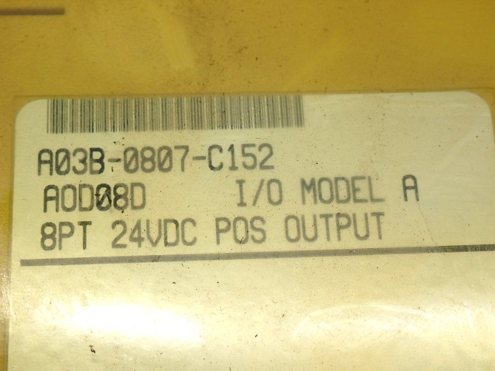 Fanuc 8-point I/o Output Module - A03b-0807-j152