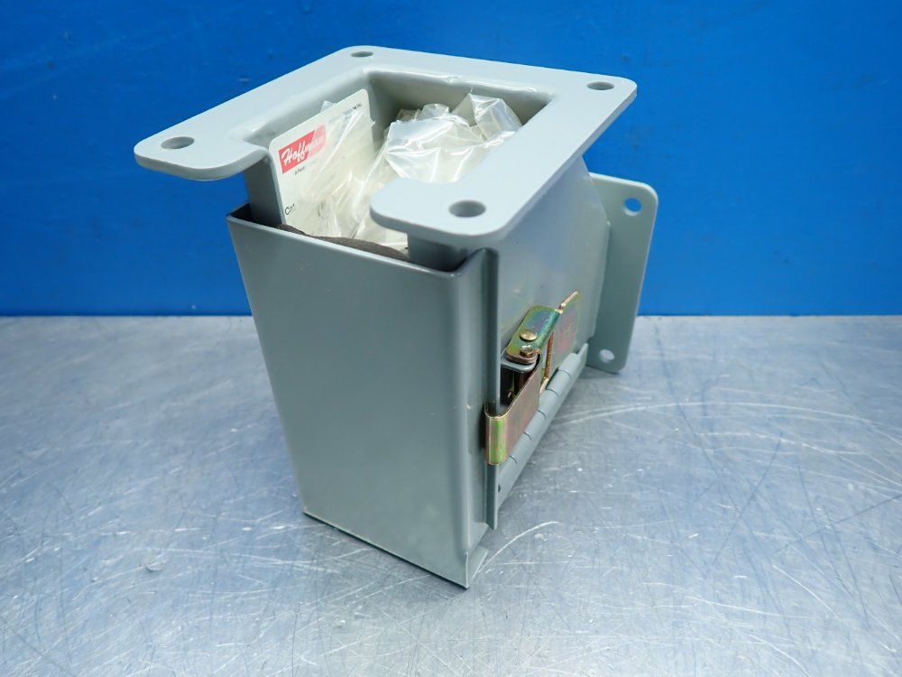 Hoffman 90 Degree Elbow, 2 1/2" X 2 1/2" Id 5 3/4" X 5 3/4 F10-series Outside Opening Wireway Elbow Enclosure Unit - F-22le9c