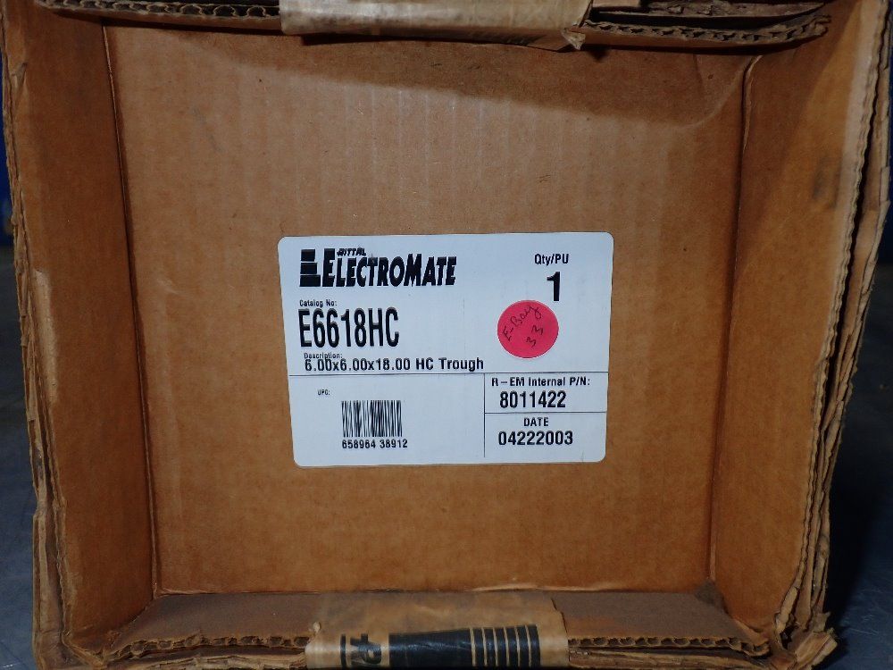 Rittal Electromate 6"x6"x18" Hc Trough