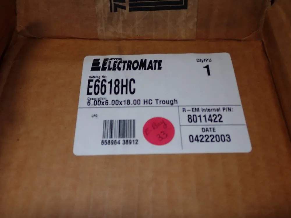 Rittal Electromate 6"x6"x18" Hc Trough