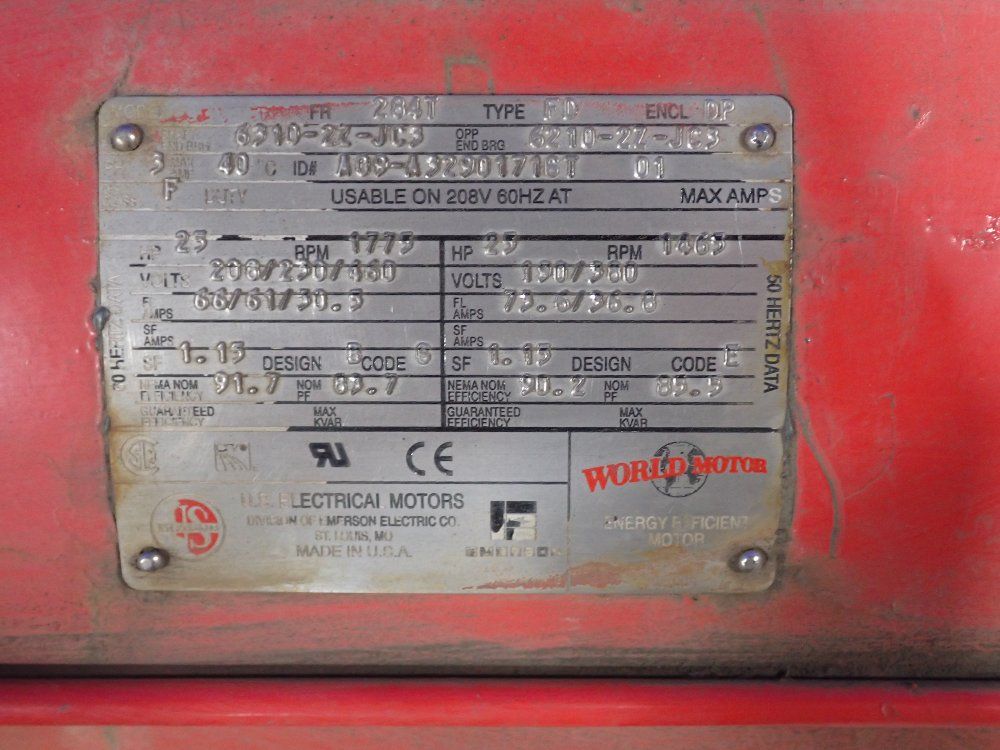 Bell & Gossett 25 Hp 25 Hp Pump - Vsc 8.625 Bfw Rhr