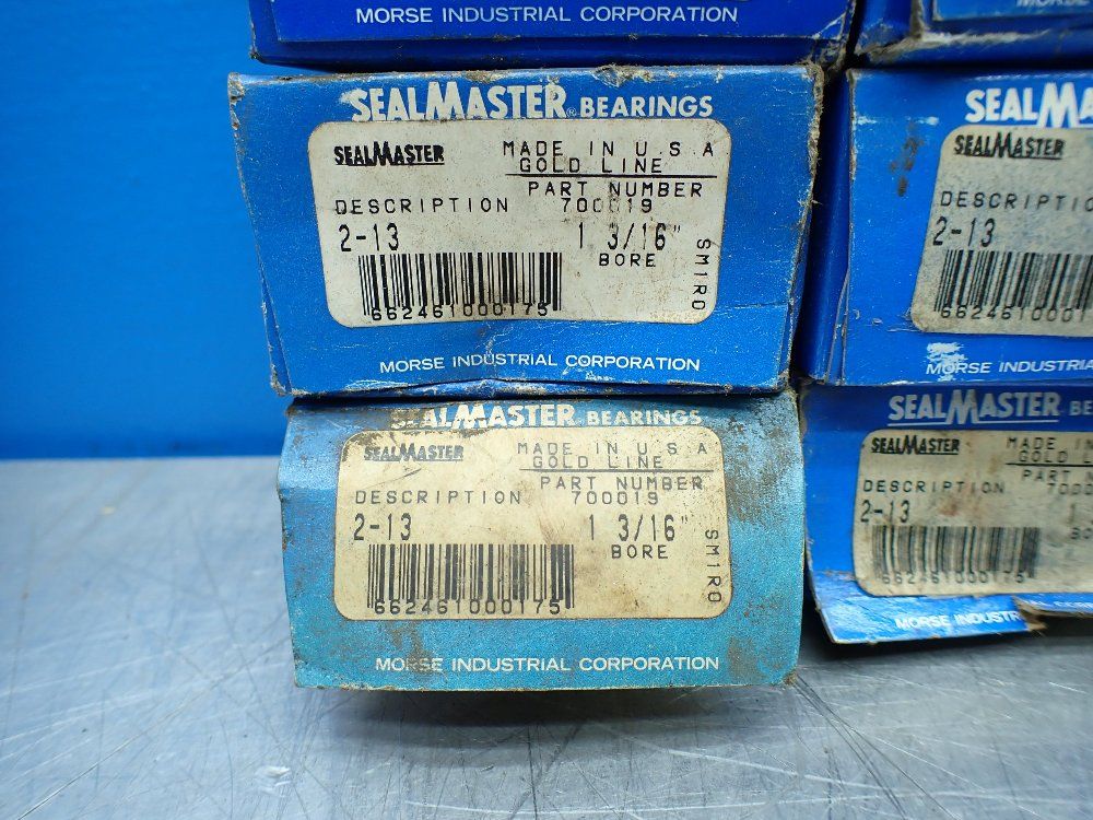 Sealmaster Straight Bore, 1-3/16 In Bore Diam., 2.4409 In Od, 7 Ball Insert Bearings - 2-13
