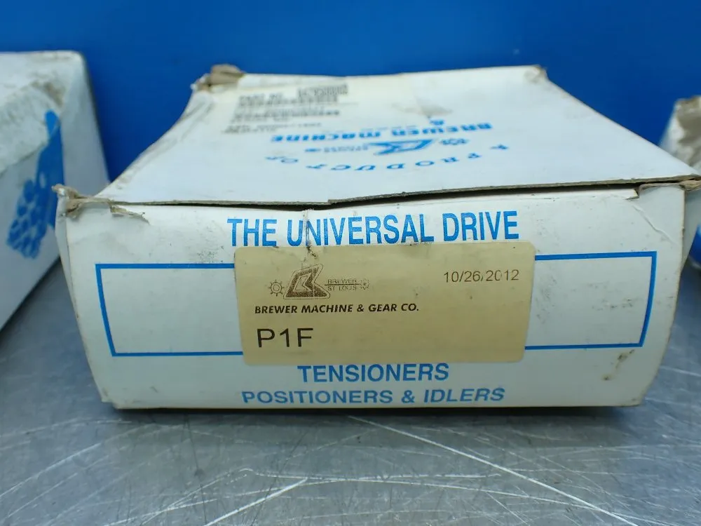 Brewer Machine 1.0000 In Bore, 1.4375 In Face Width, 4.5000 In Od 3 Flat Belt Idler Pulleys - P1f