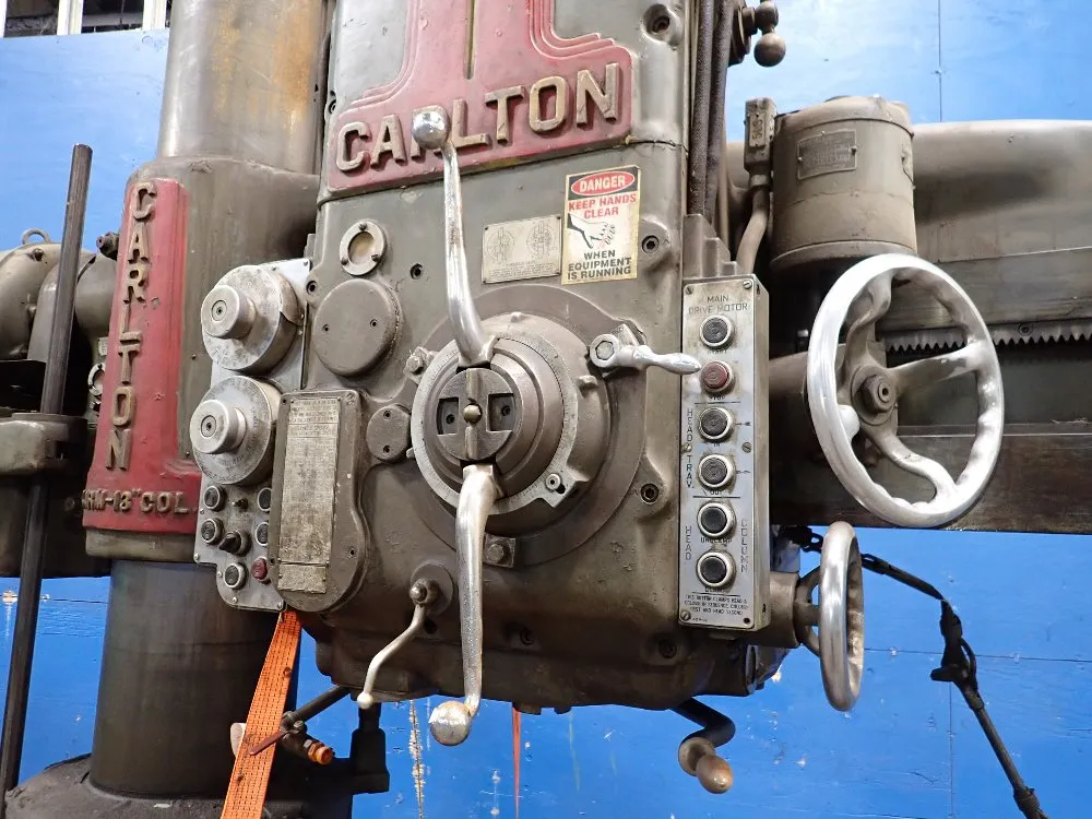 Carlton 4' X 13" Radial Arm Drill