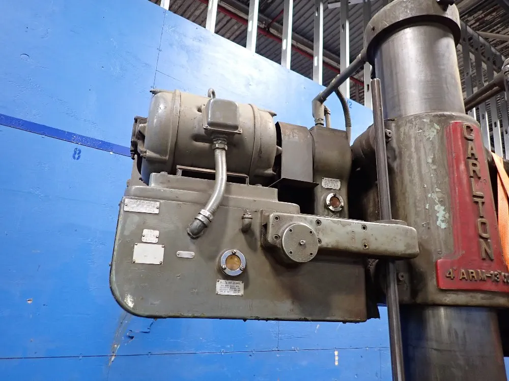 Carlton 4' X 13" Radial Arm Drill