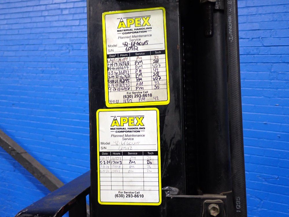 Toyota 6250 Lbs Propane Forklift - 42-6egcu15