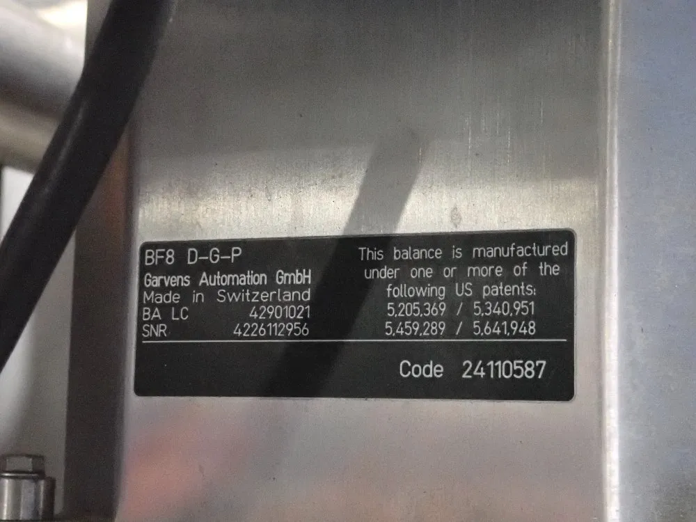 Garvens 100g High Speed Checkweigher - E2