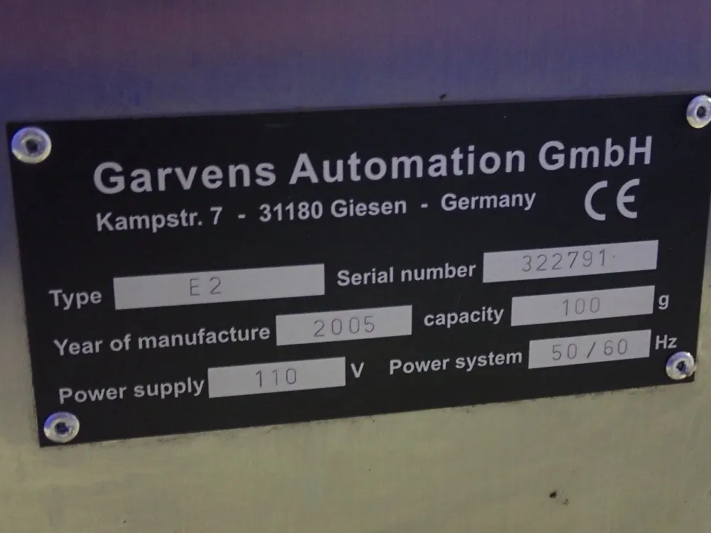 Garvens 100g High Speed Checkweigher - E2