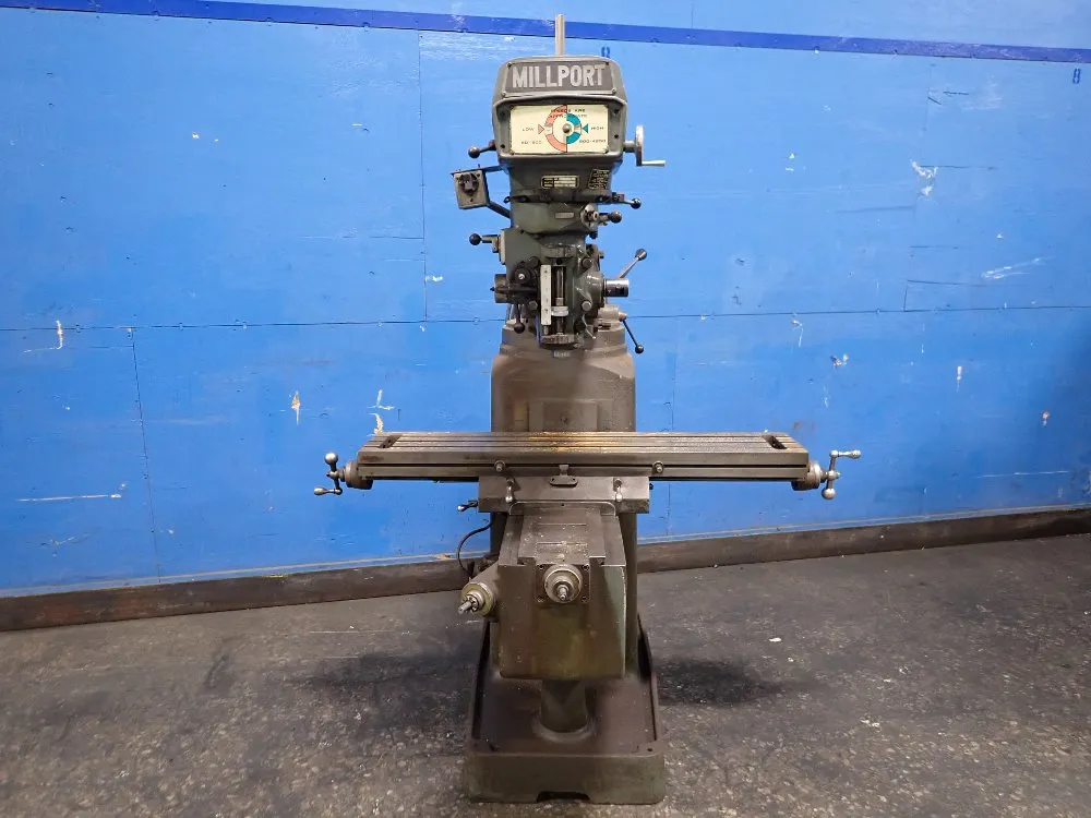 Millport 10" X 50" Vertical Mill - 3kvh