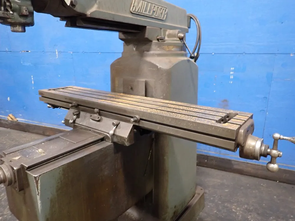 Millport 10" X 50" Vertical Mill - 3kvh