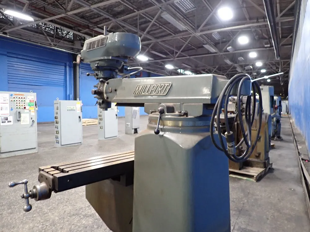 Millport 10" X 50" Vertical Mill - 3kvh