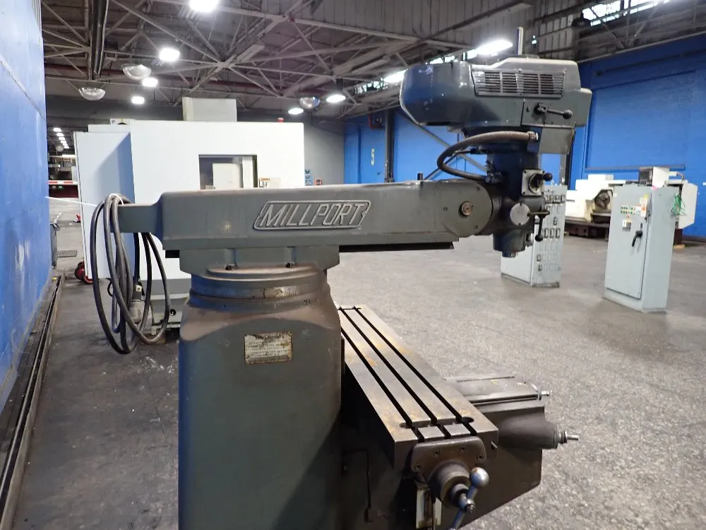 Millport 10" X 50" Vertical Mill - 3kvh