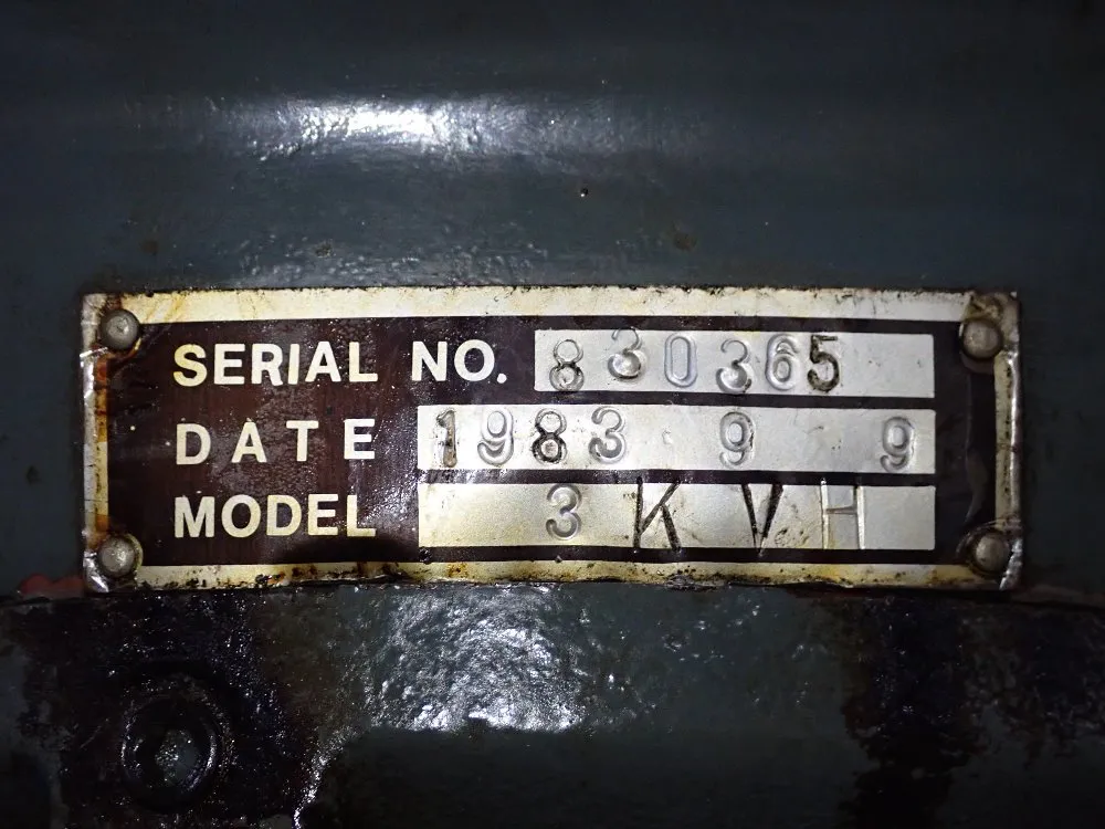 Millport 10" X 50" Vertical Mill - 3kvh