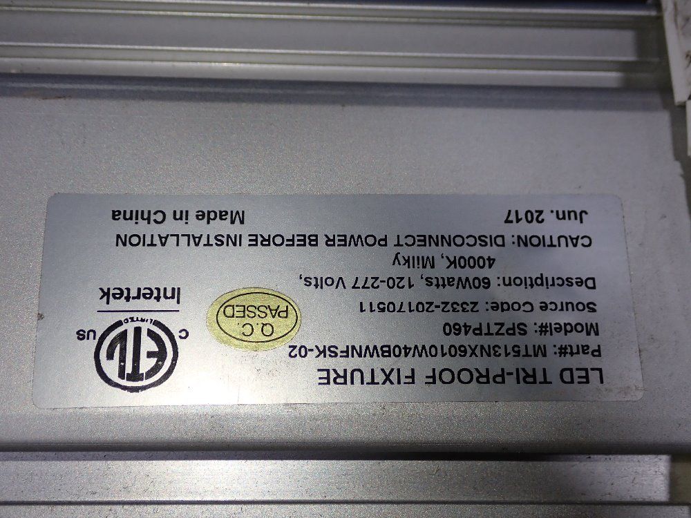 Led Triproof Spztp460 Light Fixture