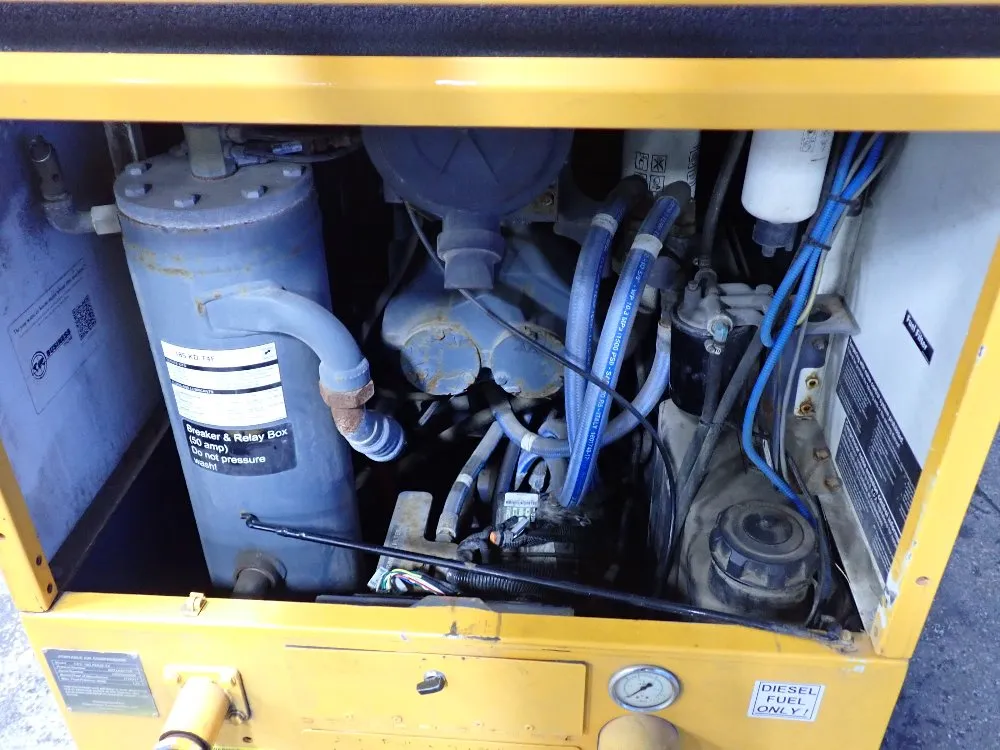 Atlas Copco 2017 Atlas Copco Cps 185 Kdu8 T4 Portable Air Compressor - Cps 185 Kdu8 T4