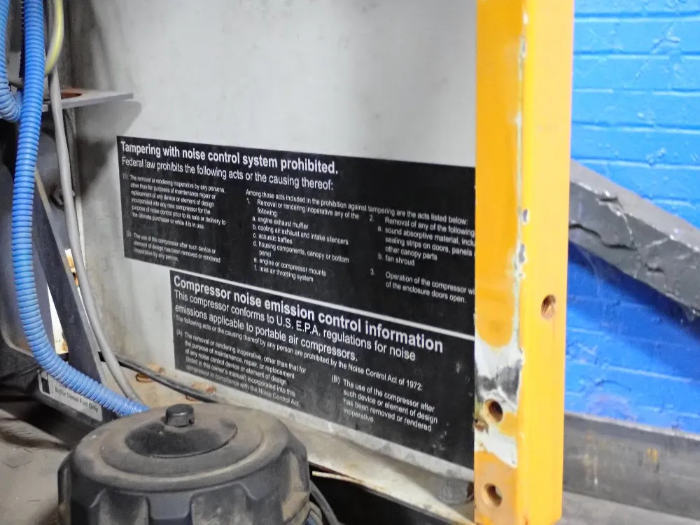 Atlas Copco 2017 Atlas Copco Cps 185 Kdu8 T4 Portable Air Compressor - Cps 185 Kdu8 T4