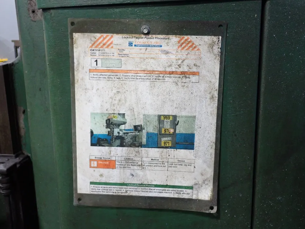 Bridgeport 58"11" Vertical Mill