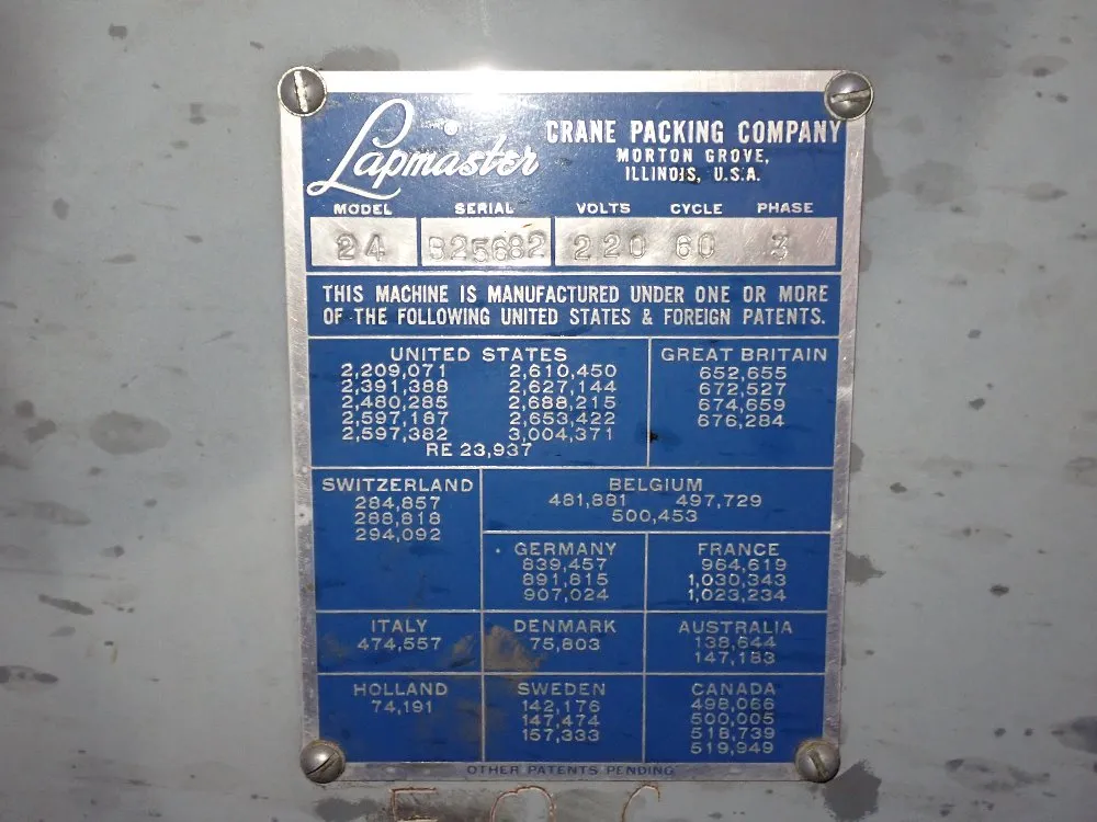 Lapmaster 24" Lapper - 24