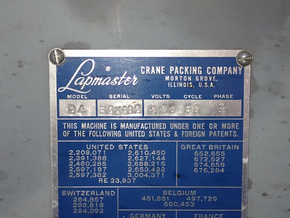 Lapmaster 24" Lapper - 24