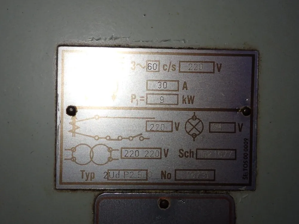 Tos Cylindrical Grinder - 2ud P2500