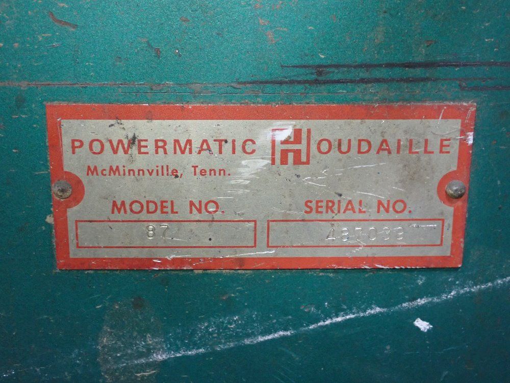 Powermatic 20" Vertical Band Saw - 87