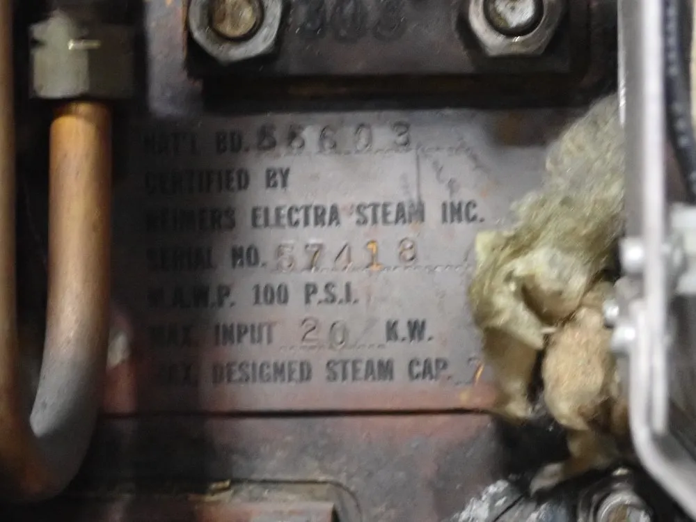 Electra Steam Electric Boiler - M-17363