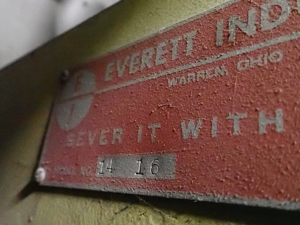 Everett 1 Hp Abrasive Cut-off Saw - 14 16