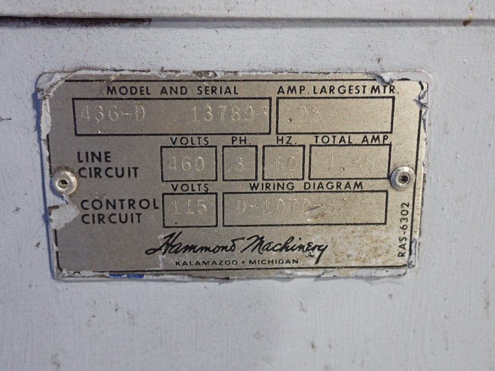 Hammind Dust Collector - 436-d