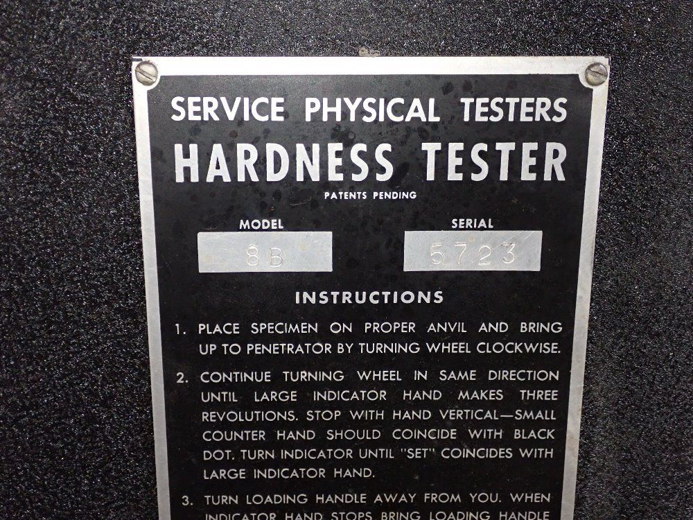 Service Physical Testers Hardness Tester - 8b