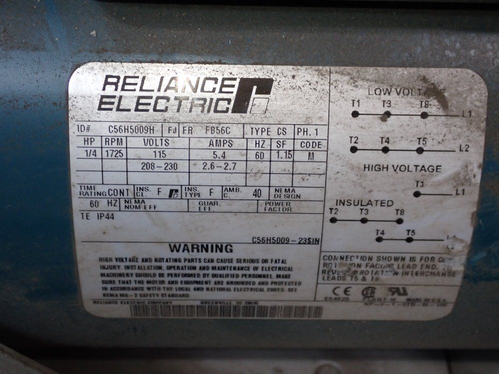 Cincinnati 1/4 Hp Blower - 1m-6