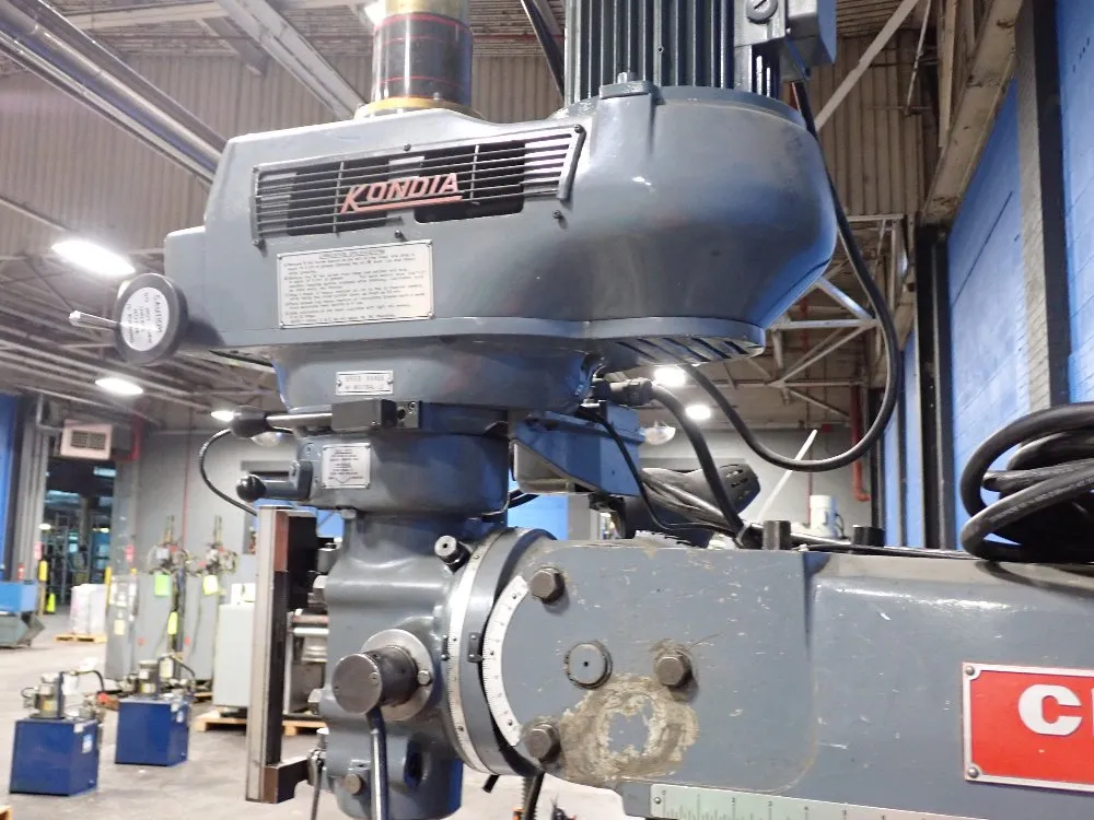 Clausing Kondia 9"x48" Vertical Mill - Fv-1