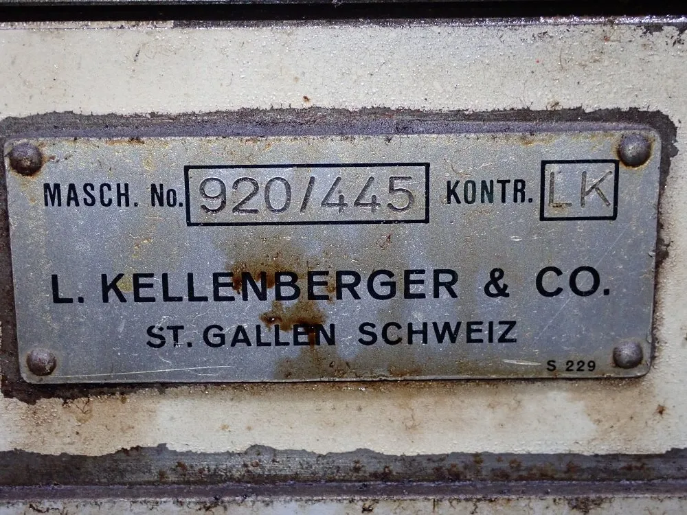 Kellenberger 35" Cylindrical Grinder - 1000u