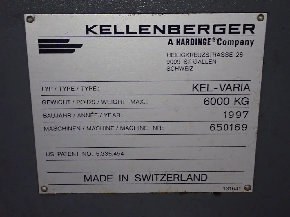 Kellenberger 30" Cnc Cylindrical Grinder - Kel-varia