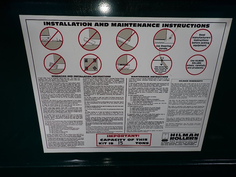 Hilman Rollers Deluxe Kit