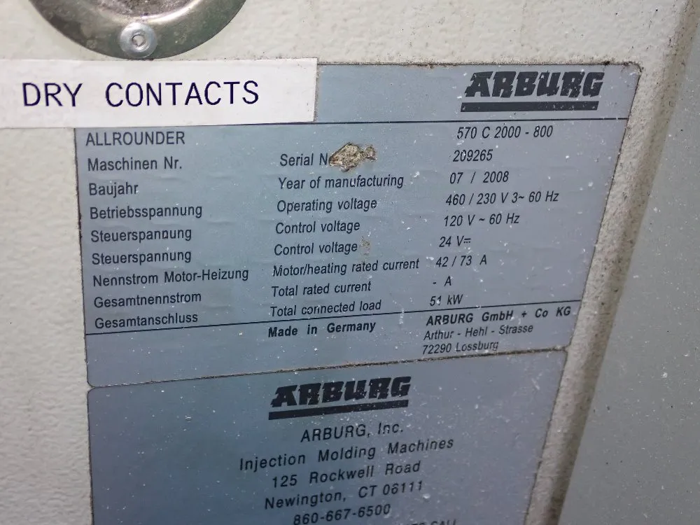 Arburg Injection Molder