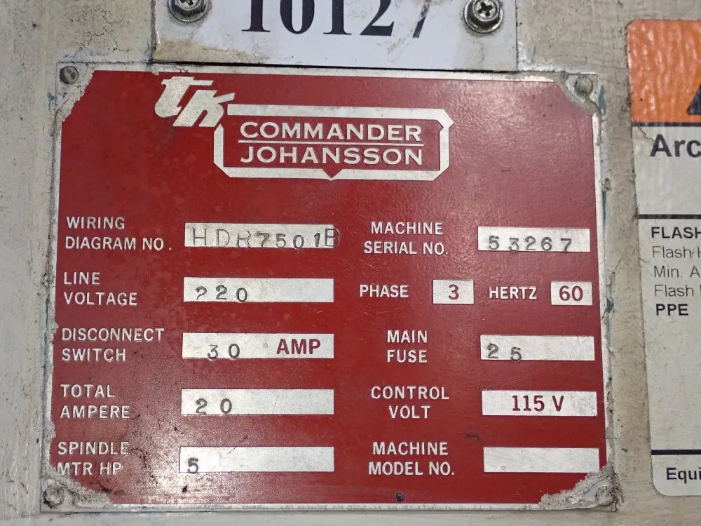 Commander Johansson Radial Arm Drill