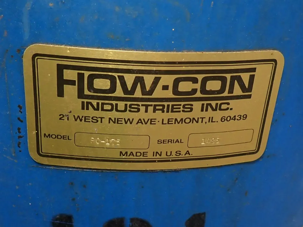 Flow-con Industries Inc 7.5 Hp Coolant Sump Cleaner - Pc-175