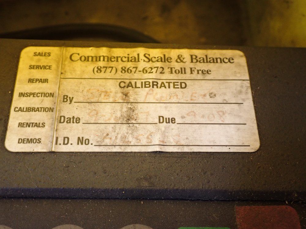 Toledo 2500 Lbs Scale - 8142