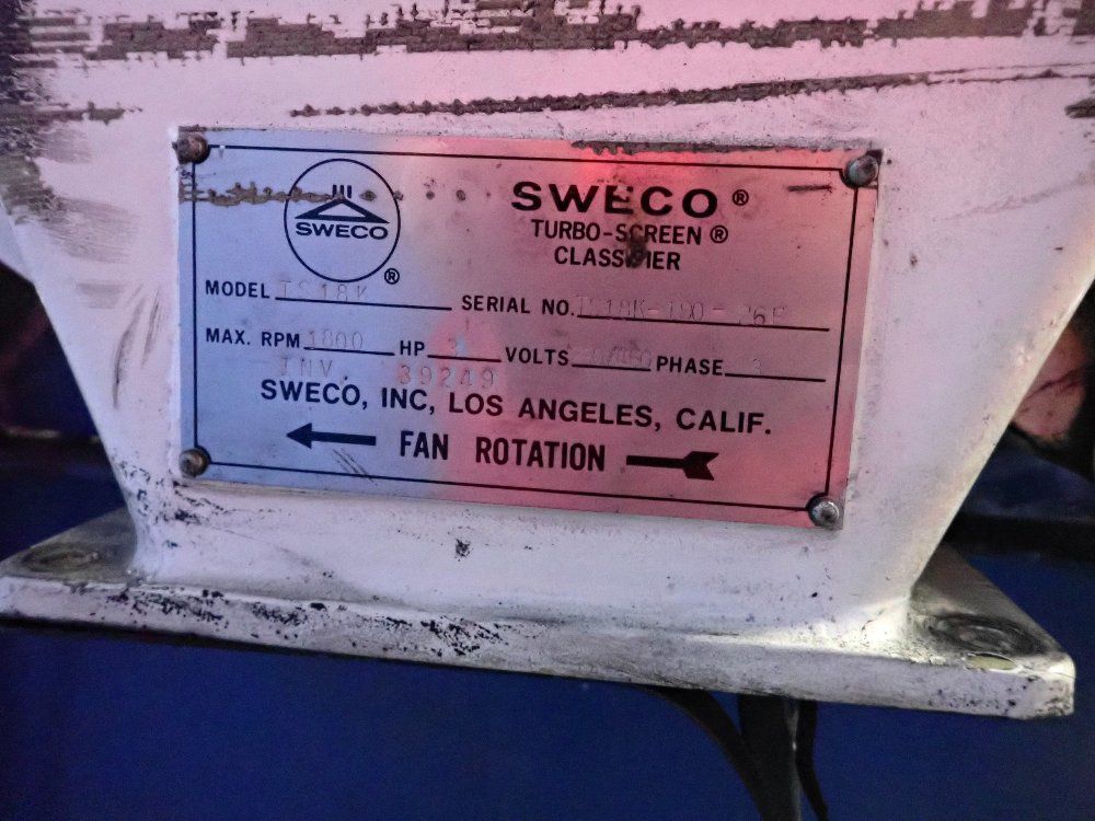 Sweco 3 Hp Classifier - Ts18k