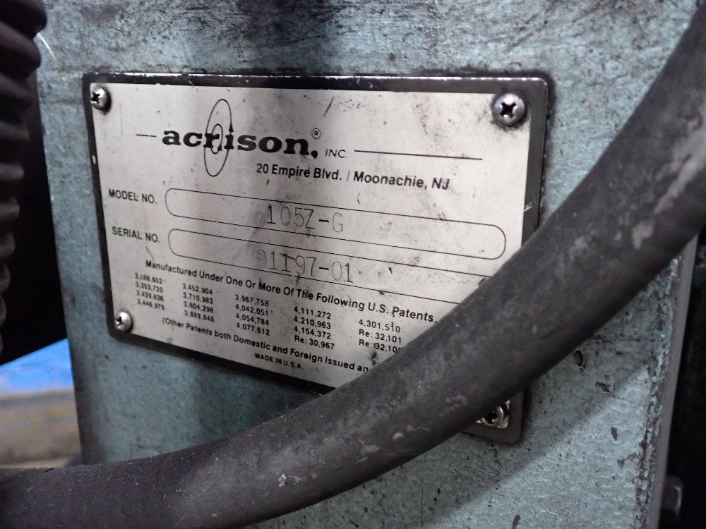 Acrison 1.579 Hp Screw Feeder - 105z-g