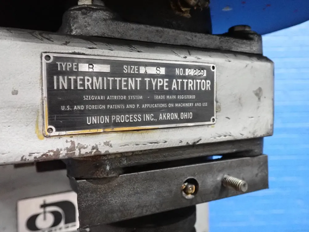 Union Process 2 Hp Attritor - B / 1s
