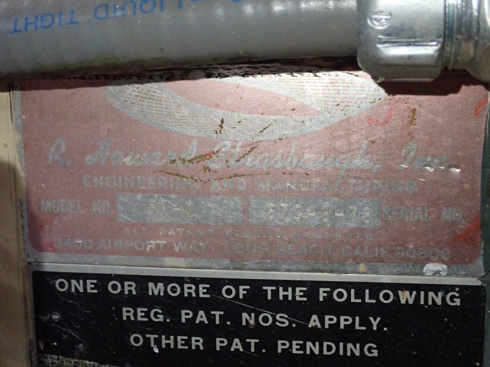 R. Howard Flat Lapping Mahcine - 6y-1