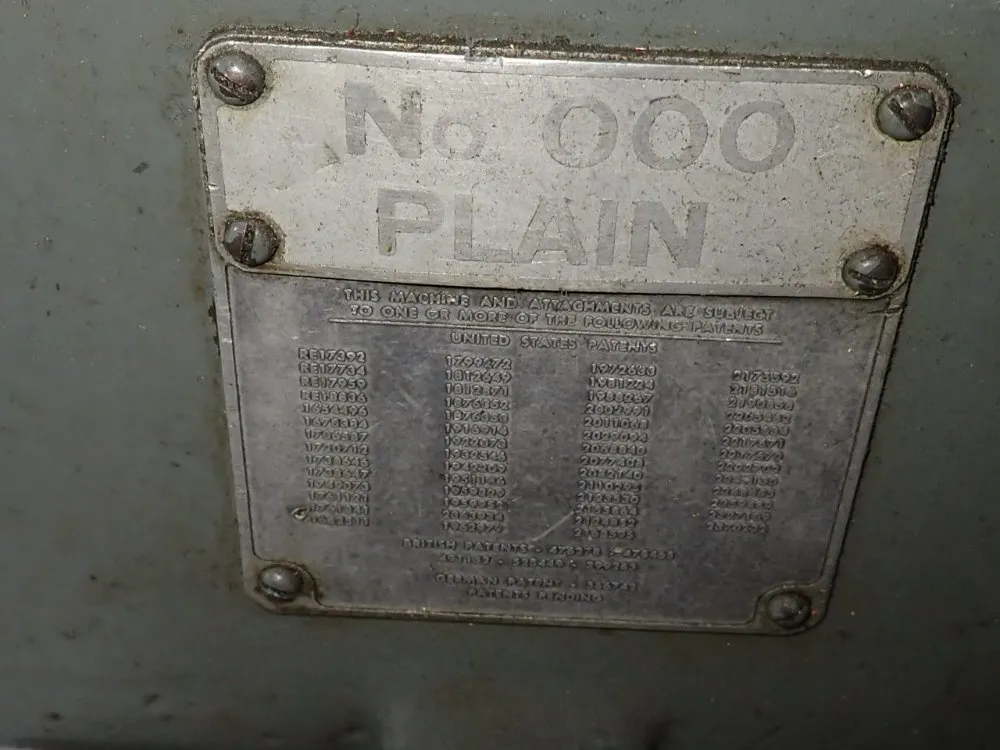 Brown & Sharpe Horizontal Mill - 000