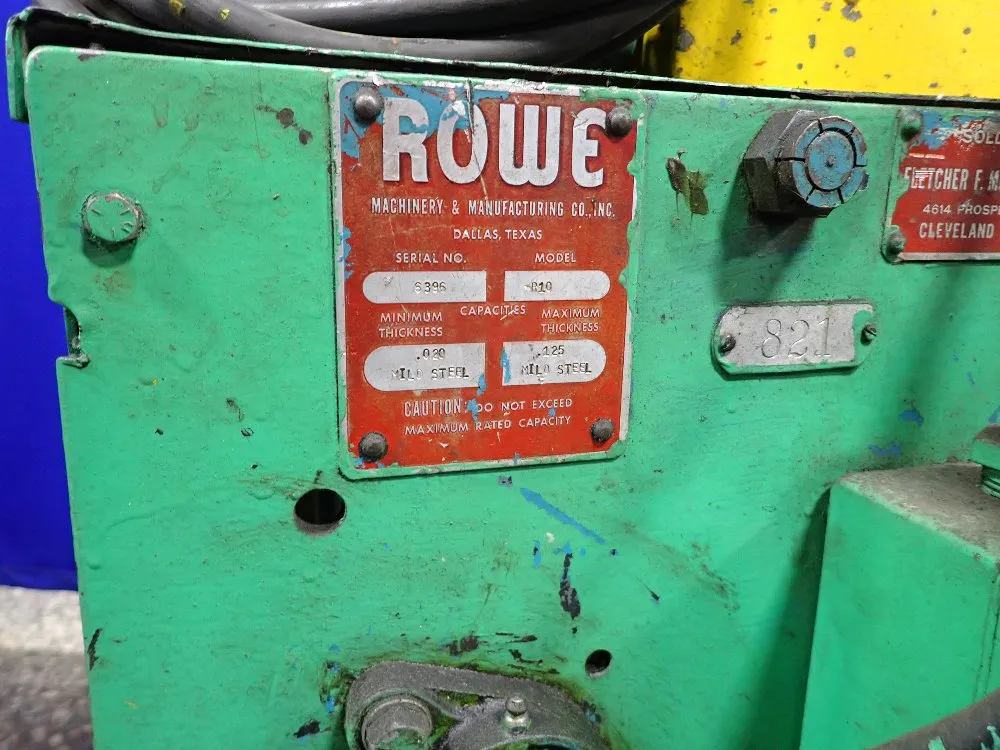 Rowe 12" Motorized Straightener - R10