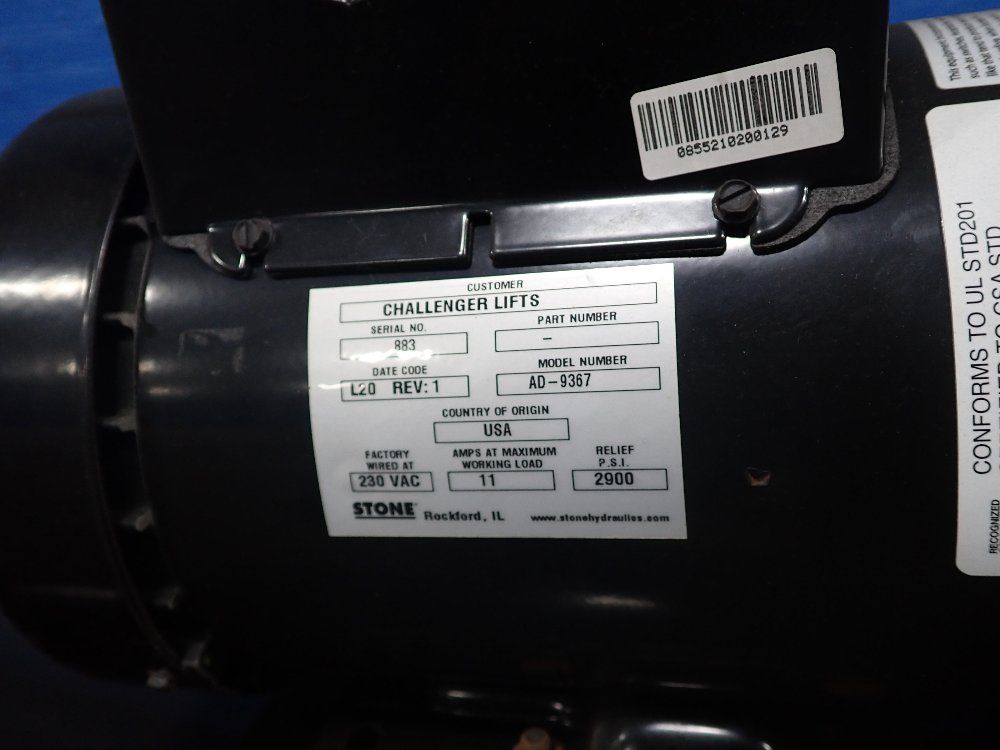 Challenger Lifts 2 Hp Cl 10v3 Vehicle Lift - Ad-9367