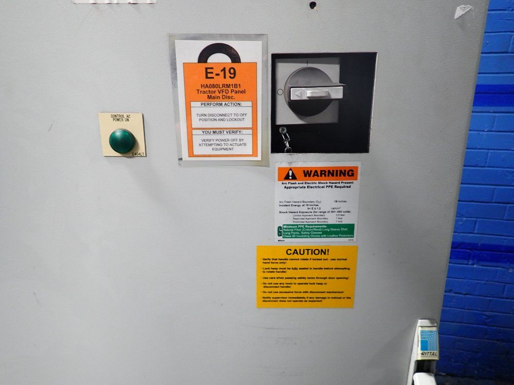 Rittal / Allen Bradley 13.6 Amps Tractor Vfd Panel Main Disc - Ha080lrm1